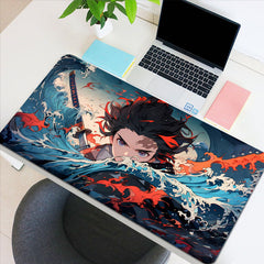 Large Gaming Mousepad Keyboard Pad Mouse Mat Natural Rubber