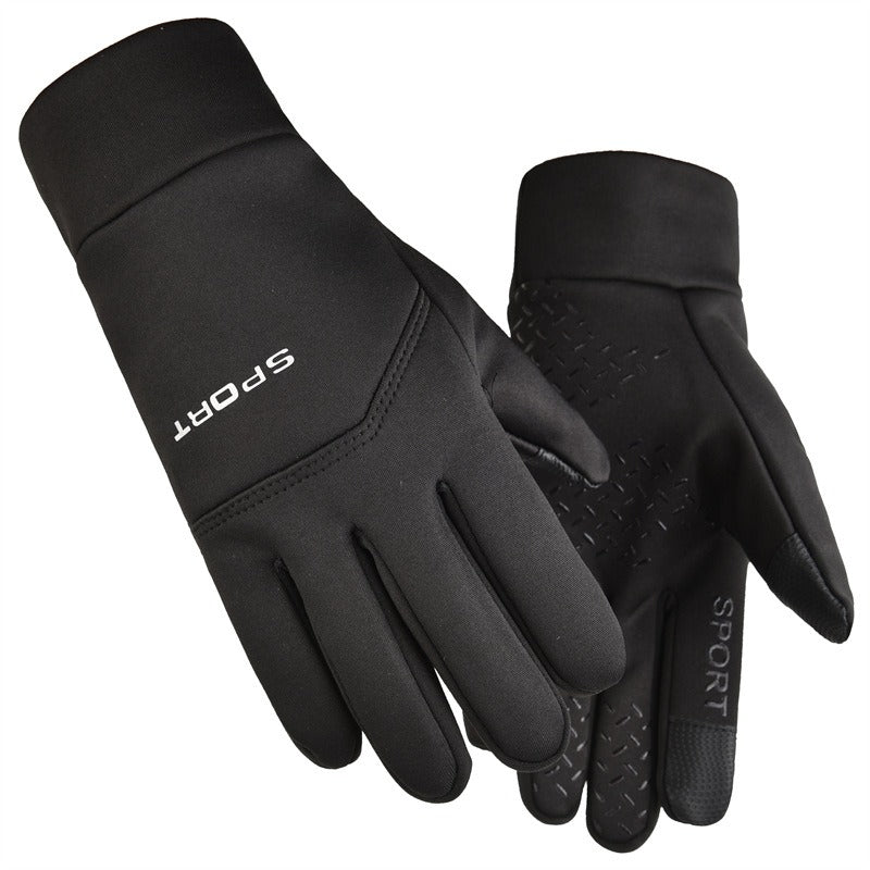 Men's Waterproof Skiing Gloves Padded Warm Keeping Gloves
