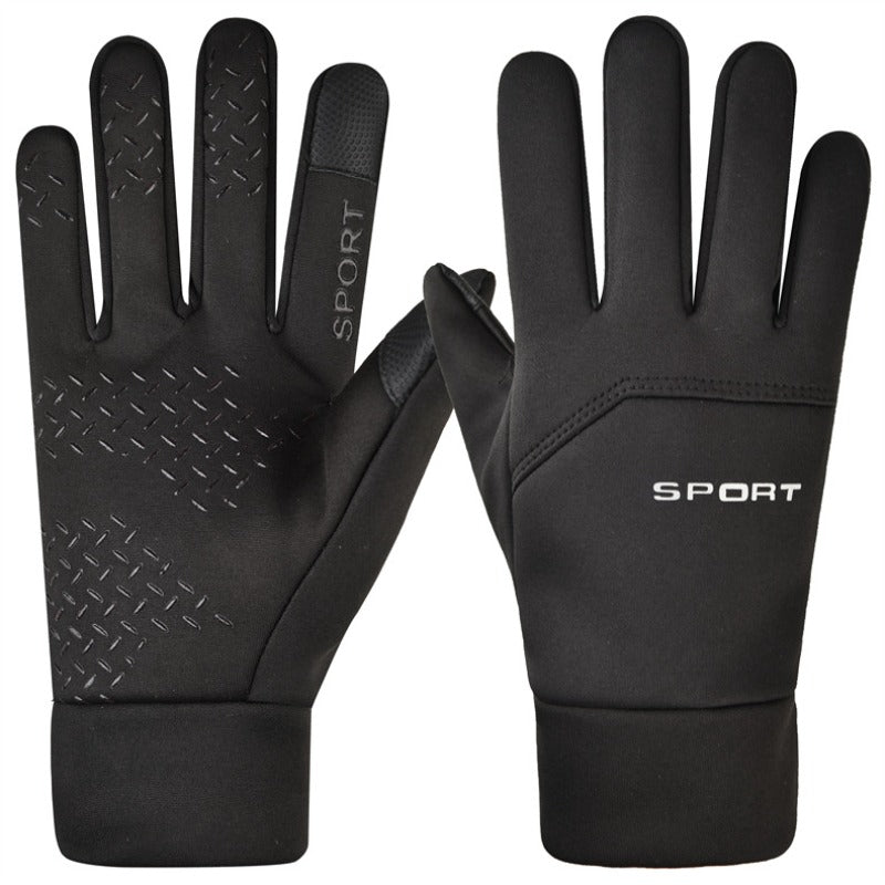 Men's Waterproof Skiing Gloves Padded Warm Keeping Gloves