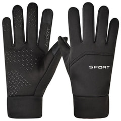 Men's Waterproof Skiing Gloves Padded Warm Keeping Gloves