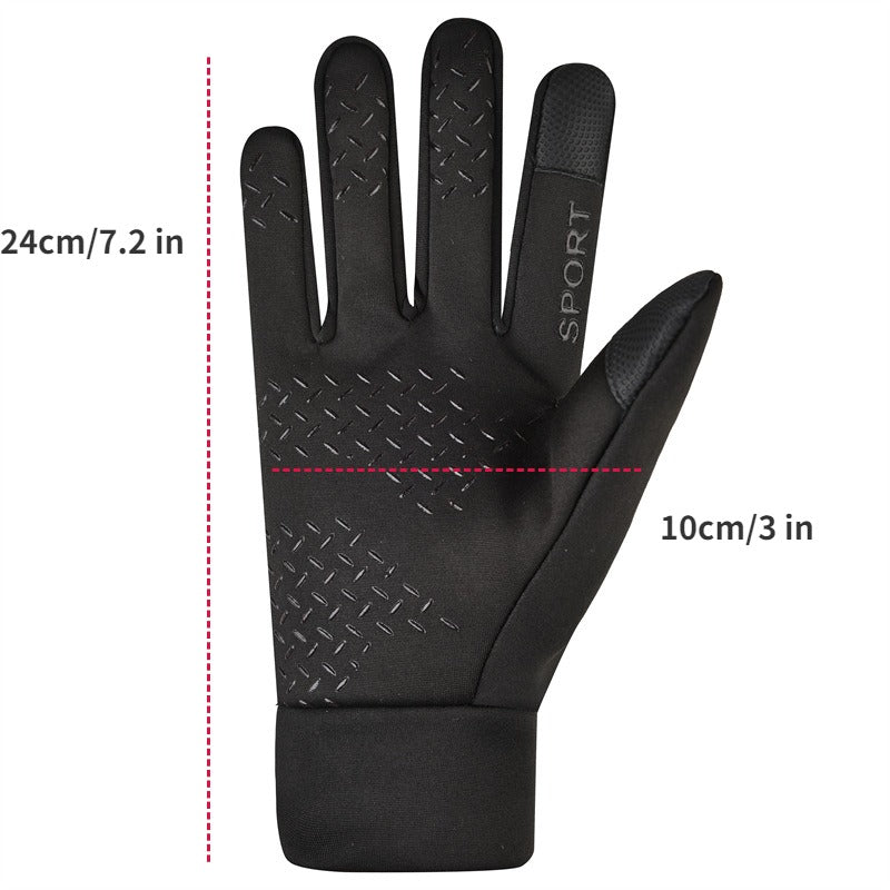 Men's Waterproof Skiing Gloves Padded Warm Keeping Gloves
