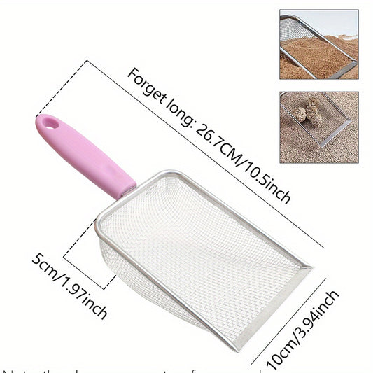 Stainless Steel Cat Litter Scoop Fine Mesh Cleaner