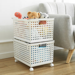 3pcs Plastic Storage Boxes Rectangular Kitchen Storage Box
