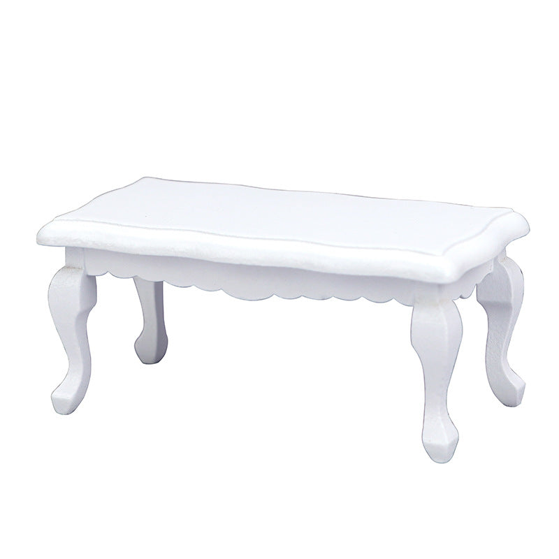 Wooden Small Table Mini House Accessories Christmas Decor