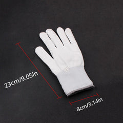 2pcs LED Colored Luminous Performance Gloves Hand Bone Luminous Gloves