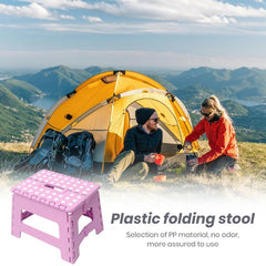 High Stability Folding Step Stool Heavy Duty Load Bearing Camping Chair