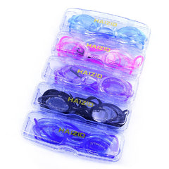 Kids Adjustable Waterproof Swimming Goggles Anti-fog Silicone Glasses