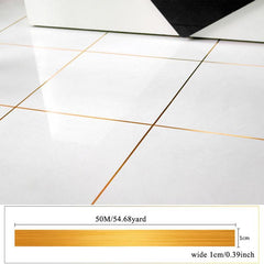 Self Adhesive Floor Tile Stickers Waterproof Wall Gap Sealing Tape Strip