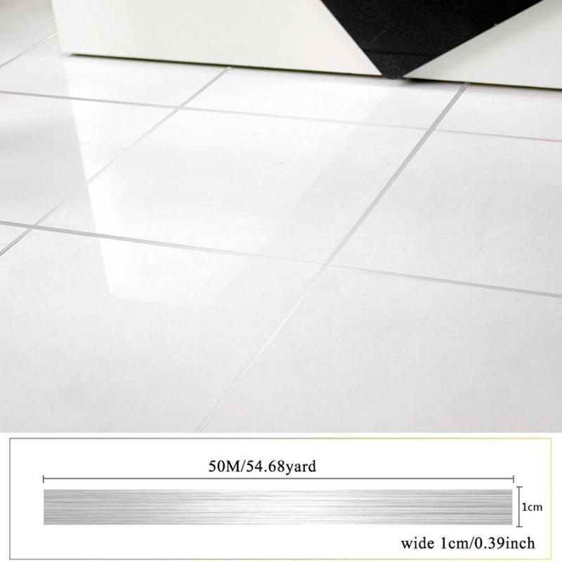 Self Adhesive Floor Tile Stickers Waterproof Wall Gap Sealing Tape Strip