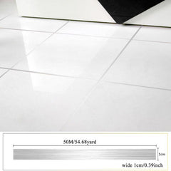 Self Adhesive Floor Tile Stickers Waterproof Wall Gap Sealing Tape Strip