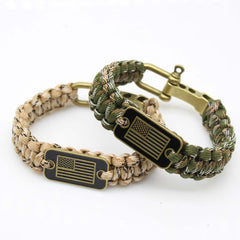Adjustable Umbrella Rope Bracelet Hand