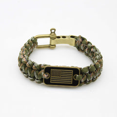 Adjustable Umbrella Rope Bracelet Hand