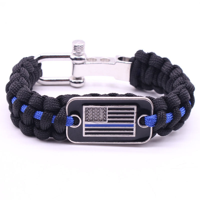 Adjustable Umbrella Rope Bracelet Hand
