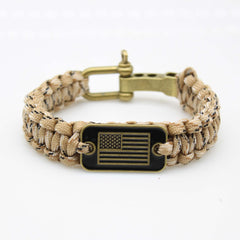 Adjustable Umbrella Rope Bracelet Hand