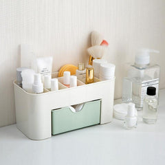 6 Compartment Desktop Storage Box Plastic Organizer Drawer