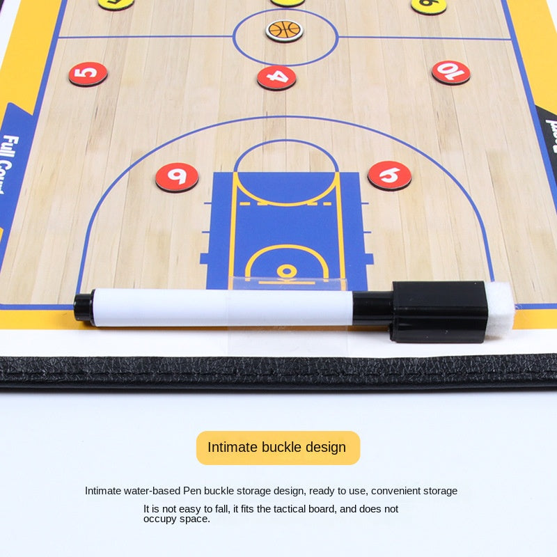 Basketball Tactical Board Magnetic Foldable Strategy Board