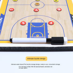 Basketball Tactical Board Magnetic Foldable Strategy Board