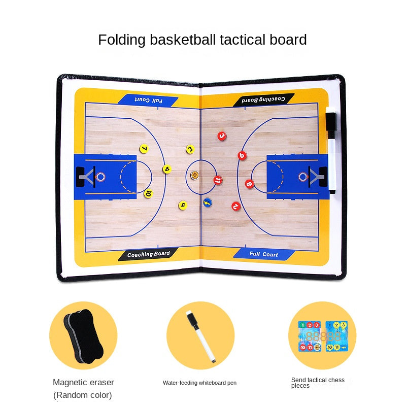 Basketball Tactical Board Magnetic Foldable Strategy Board