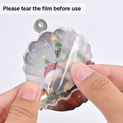 Christmas Shell Dog Pendant Decoration Backpack Keychain Gift