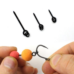 20pcs Screw Peg With Ring Swivel Boilie Screw Fishing Tackle Sea Fishing