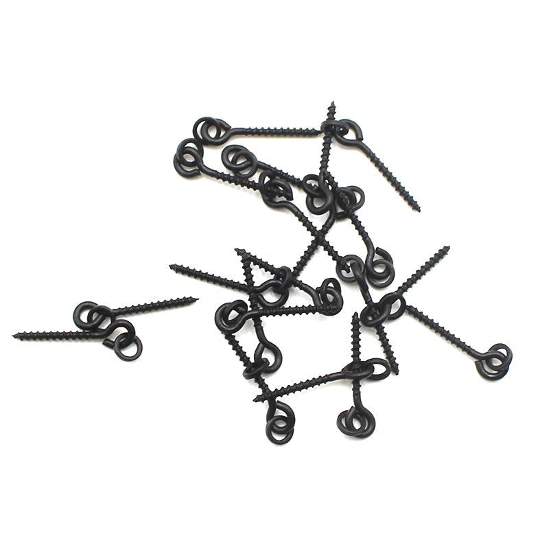 20pcs Screw Peg With Ring Swivel Boilie Screw Fishing Tackle Sea Fishing