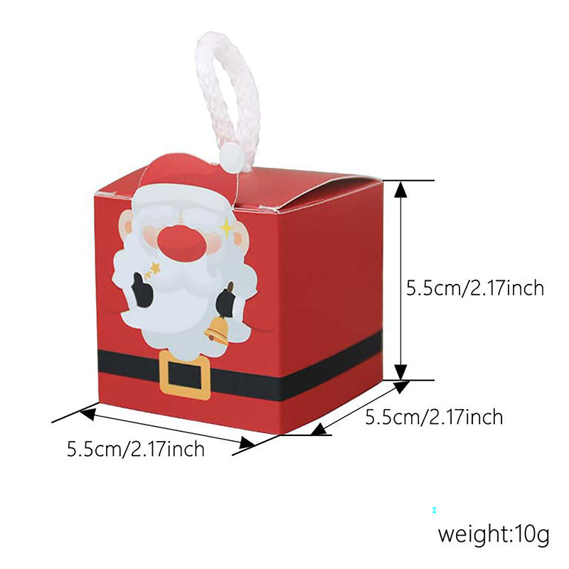 10pcs Christmas Gift Boxes Chocolate Candy Cookie Packaging