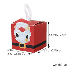 10pcs Christmas Gift Boxes Chocolate Candy Cookie Packaging