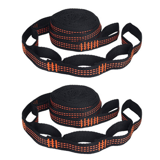 2pcs Hammock Strap Camping Garden Swing Straps 250KG Load Tree Hanging 2m