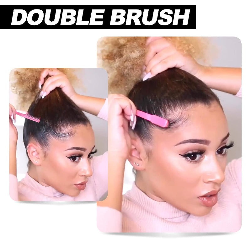 3pcs Sleek Hair Brush For Braid Styling