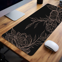 Reddish Mouse Pad Long Non slip Waterproof Office Table Mat