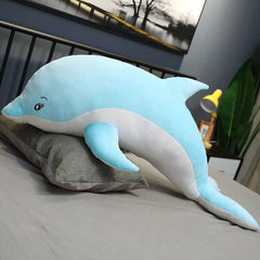 Dolphin Plush Toy Doll Underwater World Park Aquarium Gift