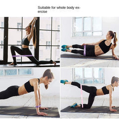 5pcs Yoga Elastic Resistance Band for Stretching Leg Squats Training