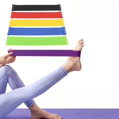 5pcs Yoga Elastic Resistance Band for Stretching Leg Squats Training