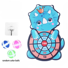 Animal Dartboard Sticky Ball Indoor Outdoor Toy Darts Girls Boys