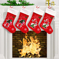 Christmas Stockings Gift Bag Santa Gift Stockings Mantelpiece Stockings