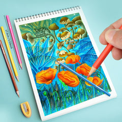 12 18pcs Colored Pencils Set Drawing Coloring Sketching Painting Art Stationery