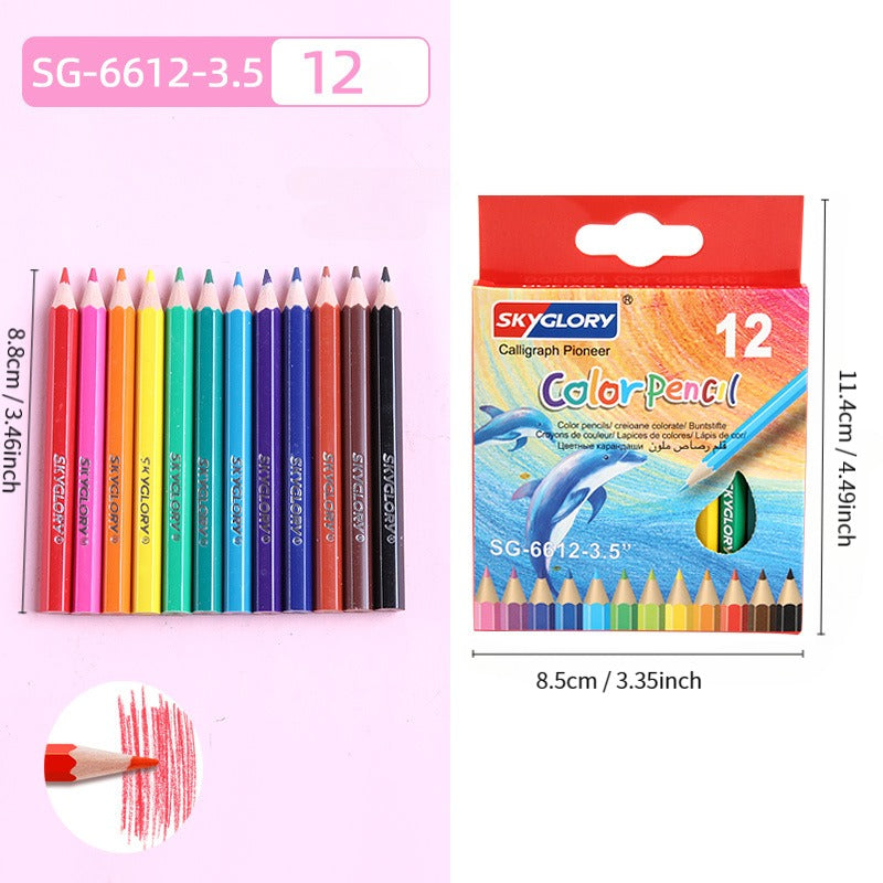 12 18pcs Colored Pencils Set Drawing Coloring Sketching Painting Art Stationery