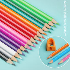 12 18pcs Colored Pencils Set Drawing Coloring Sketching Painting Art Stationery