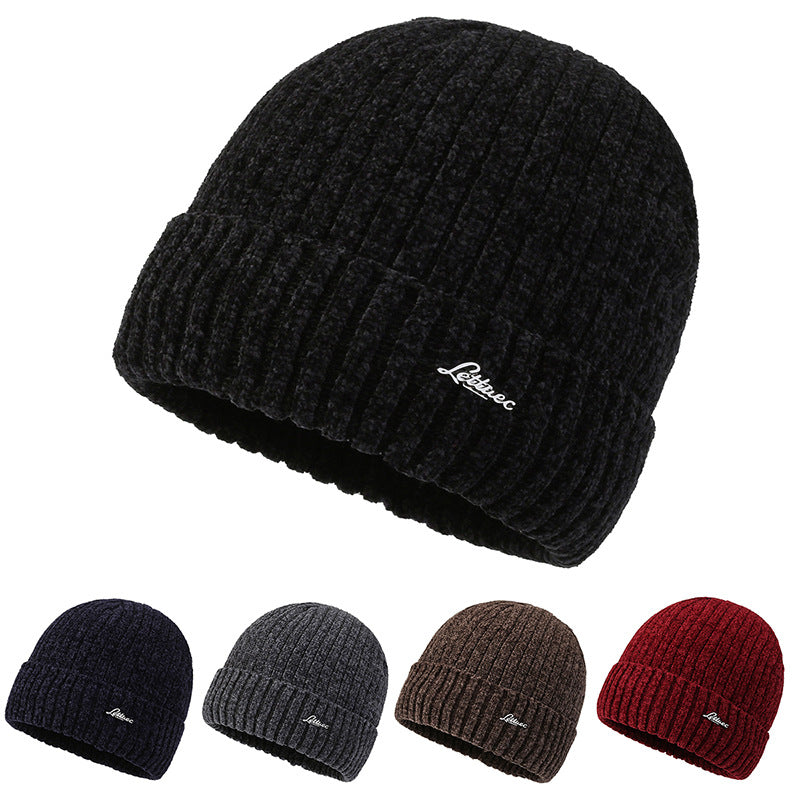 Men's Knitted Outdoor Hat with Ear Protection