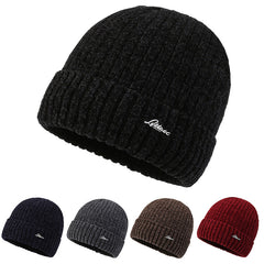 Men's Knitted Outdoor Hat with Ear Protection