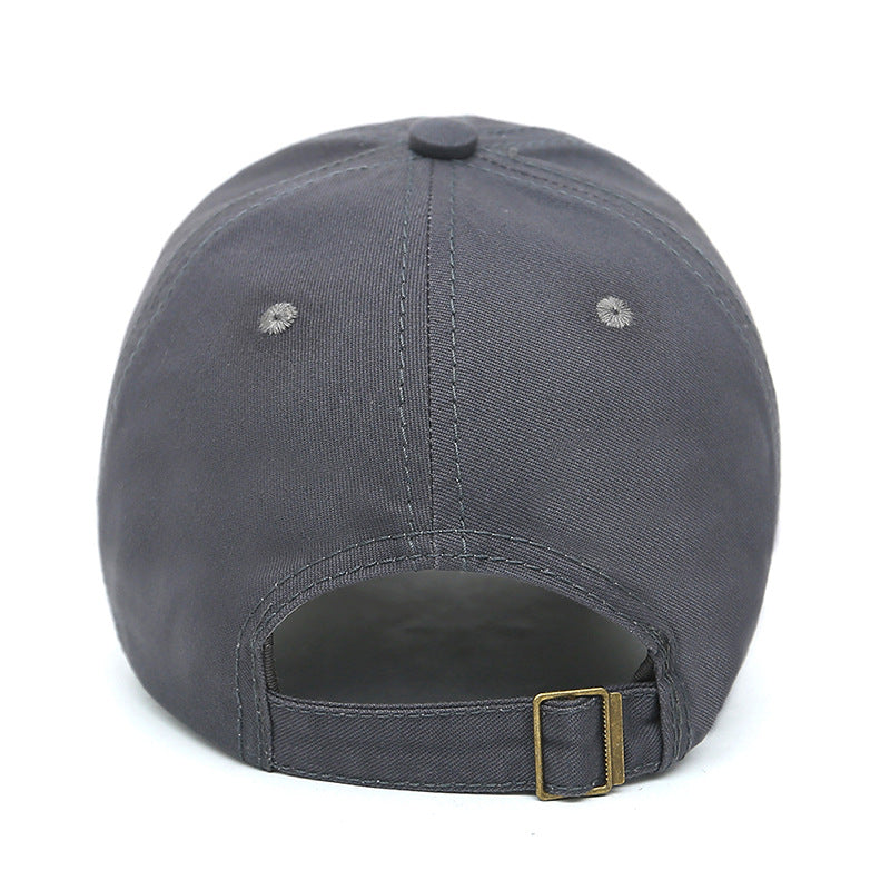 Men's Baseball Cap with 3D Embroidery Outdoor Fashion Washed Sunscreen Hat