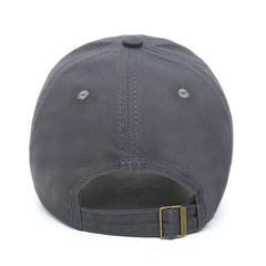 Men's Baseball Cap with 3D Embroidery Outdoor Fashion Washed Sunscreen Hat