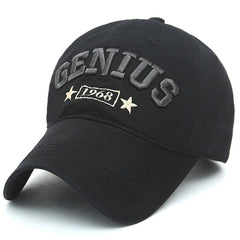 Men's Baseball Cap with 3D Embroidery Outdoor Fashion Washed Sunscreen Hat
