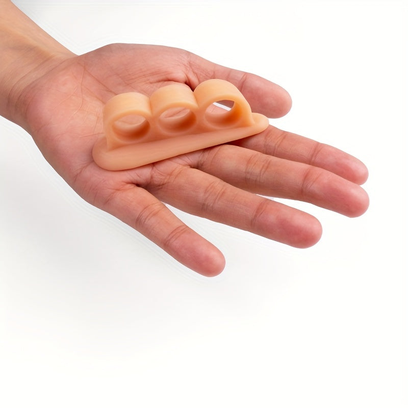Toe Straighteners with Separator Loops for Crooked Toes - 2pcs