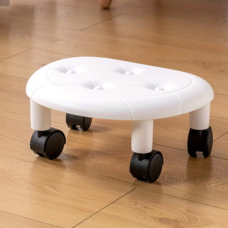 Children's Roller Stool Swivel Wheels Nursery Living Room Bedroom