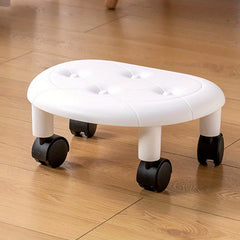 Children's Roller Stool Swivel Wheels Nursery Living Room Bedroom
