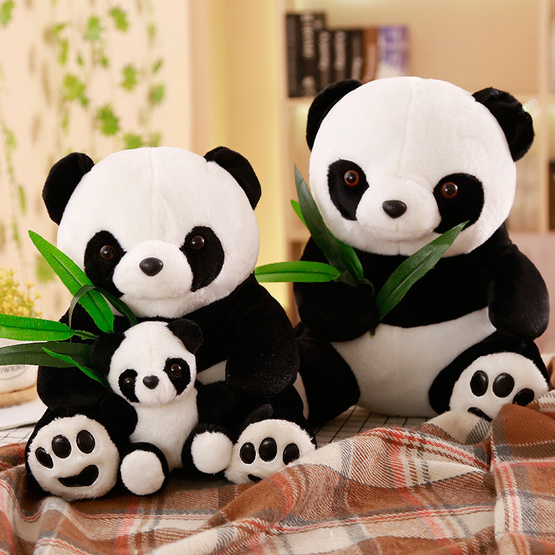Bamboo Panda Plush Toy Throw Pillow Gift