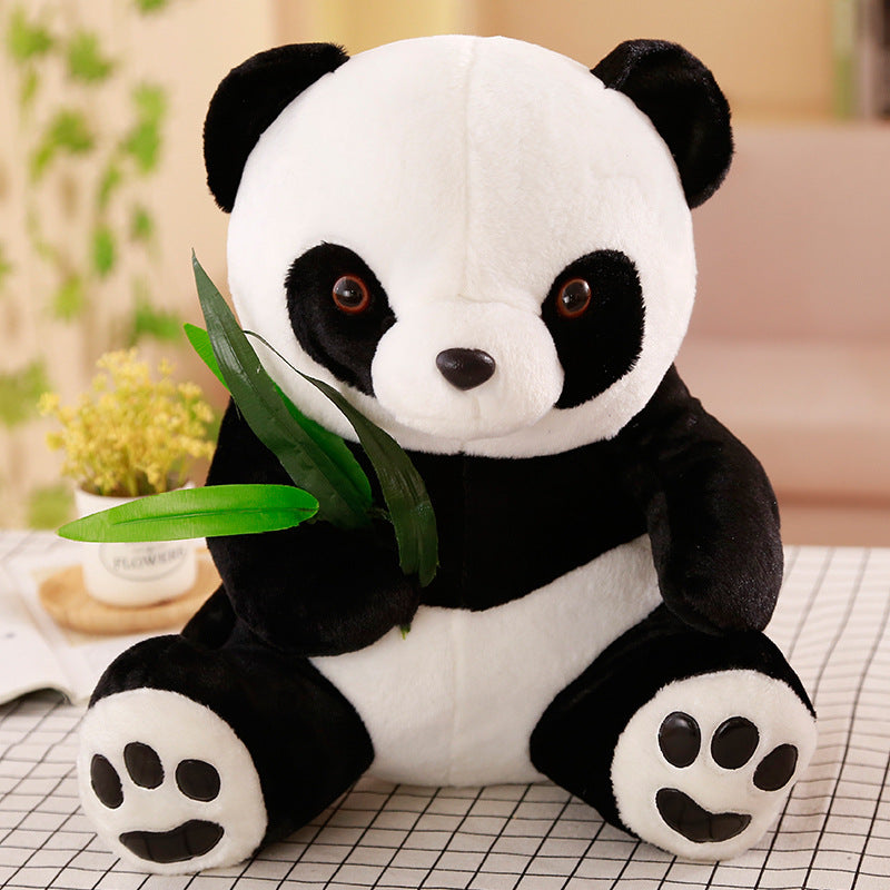 Bamboo Panda Plush Toy Throw Pillow Gift