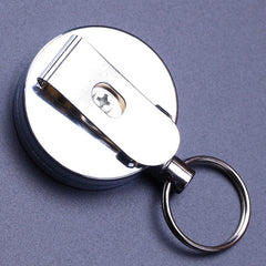 Retractable Wire Keychain Portable Anti-lost Anti-theft Outdoor Camping Hiking