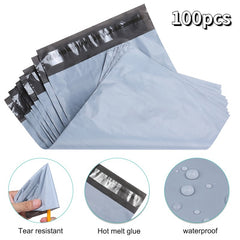 100pcs Self Adhesive Sealed Plastic Bags Envelope Mailing Bags